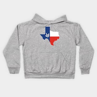 I Love You Texas (ASL) Kids Hoodie